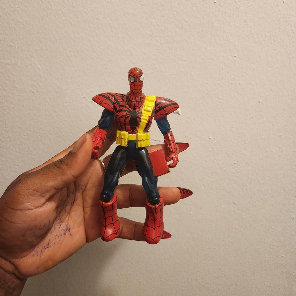 Vintage 1997 Toy Biz Spider-Man Web Splashers Hydro Float Action Figure